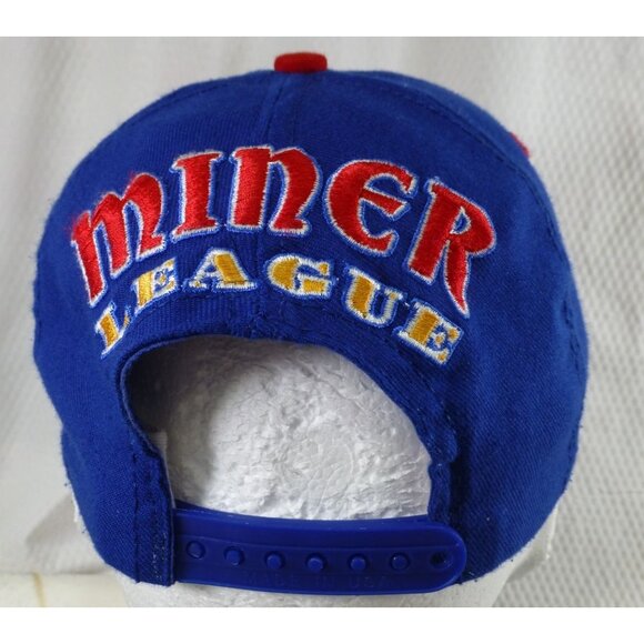 VTG Disney Store MINER LEAGUE Seven Dwarfs Dwarves Snapback Cap Hat 1990's - Picture 4 of 8